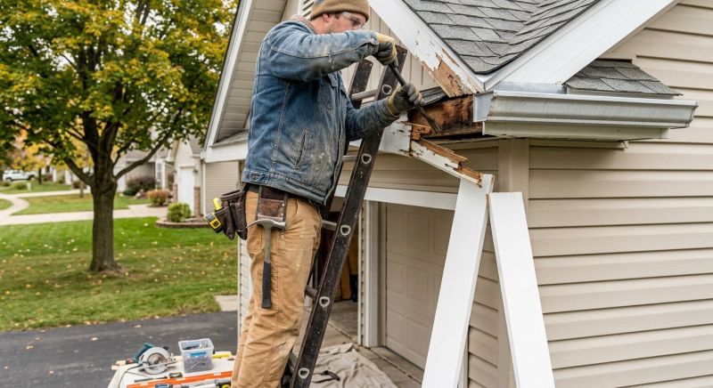 Garage Fascia Repair in Conroe, TX