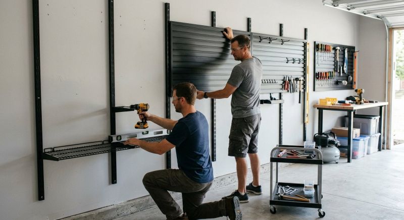 Garage Tool Rack Installation in Alexandria, VA